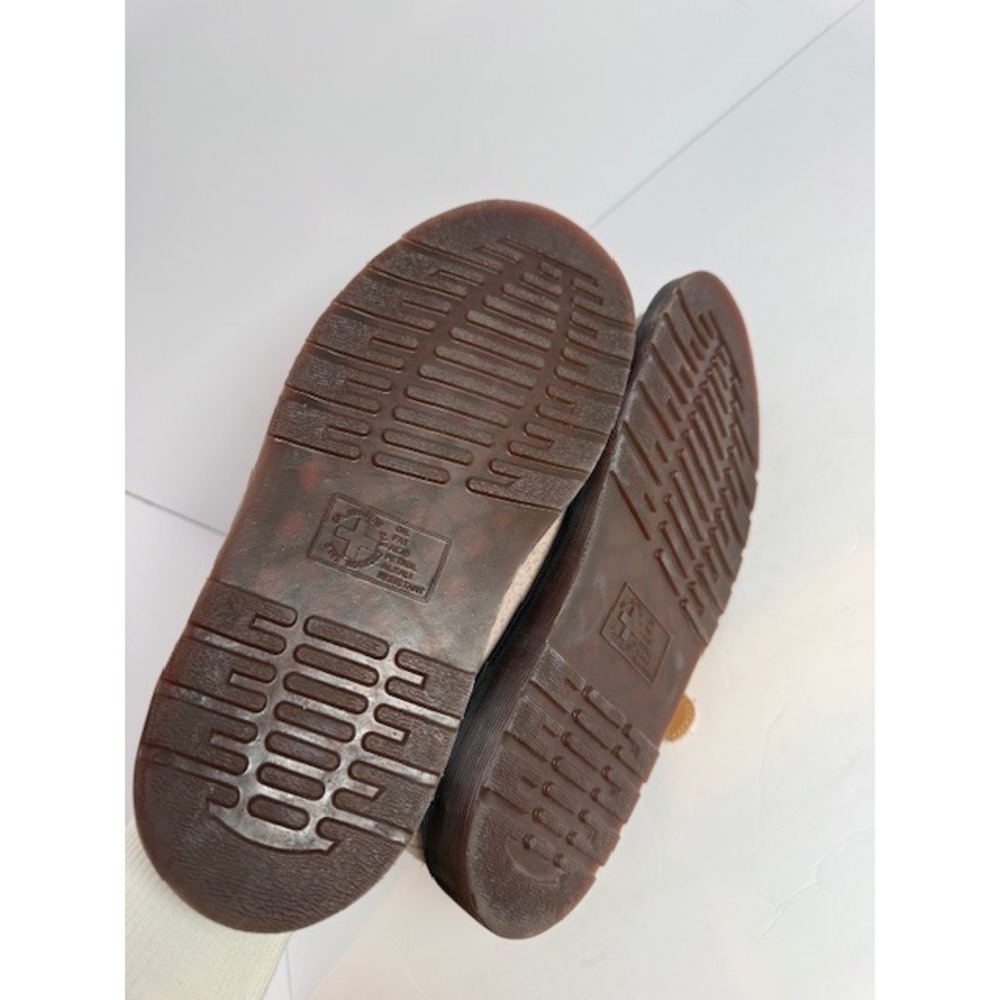 Dr. Martens  Light Tan Suede Slip-On Mule with Buckle - Picture 7 of 11